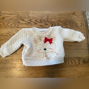 Infant girl Christmas sweater